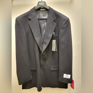 Today’s Man Black 100% Camel Hair sports coat NEW W/ TAG-size 44 long